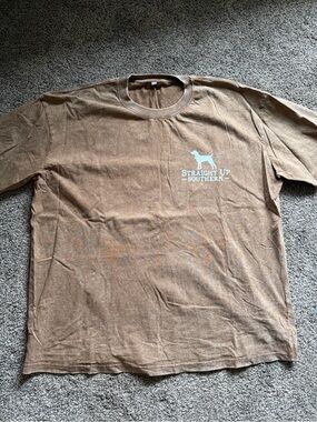 Amazon Men's Brown Short-Sleeve Logo Tee